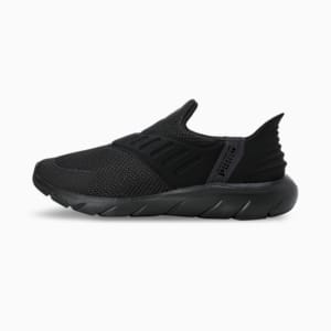 Softride Flex Ease In Slip-On Shoes, PUMA Black-Flat Dark Gray, extralarge-IND