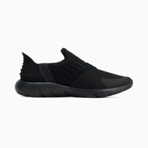 ユニセックス ソフトライド フレックス イーズイン ワイド ランニングシューズ, PUMA Black-Flat Dark Gray, extralarge-JPN