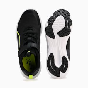 キッズ スピード モンスター V5 スニーカー 17-24cm, PUMA Black-Lime Pow, extralarge-JPN
