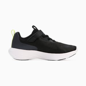 キッズ スピード モンスター V5 スニーカー 17-24cm, PUMA Black-Lime Pow, extralarge-JPN