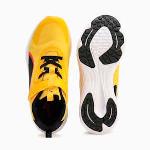 キッズ スピードモンスター V5 スニーカー 17-24cm, Yellow Sizzle-PUMA Black, extralarge-JPN