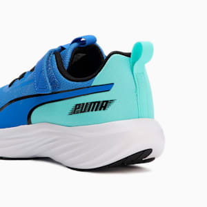キッズ スピード モンスター V5 スニーカー 17-24cm, Bluemazing-Electric Peppermint, extralarge-JPN