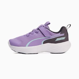 キッズ スピード モンスター V5 スニーカー 17-24cm, Lavender Alert-Galactic Gray, extralarge-JPN