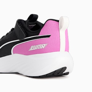 キッズ スピード モンスター V5 スニーカー 17-24cm, PUMA Black-Wild Berry, extralarge-JPN