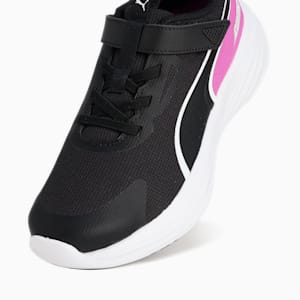 キッズ スピード モンスター V5 スニーカー 17-24cm, PUMA Black-Wild Berry, extralarge-JPN