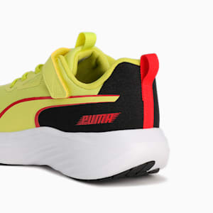 キッズ スピード モンスター V5 スニーカー 17-24cm, Lemon Sherbert-PUMA Black, extralarge-JPN