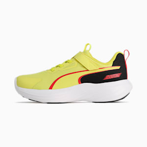キッズ スピード モンスター V5 スニーカー 17-24cm, Lemon Sherbert-PUMA Black, extralarge-JPN