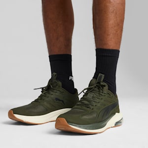 X-Cell Lightspeed Men's Running Shoe, Dark Olive-PUMA Black, extralarge
