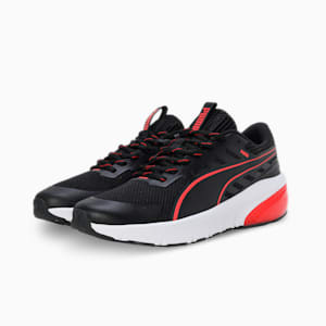 Cell Glare Unisex Running Shoes, PUMA Black-For All Time Red, extralarge-IND