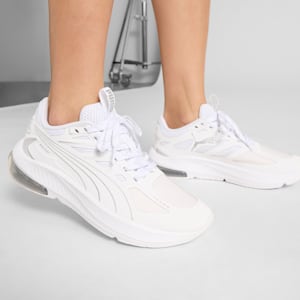 X-Cell Lightspeed Women's Running Shoe, PUMA White-PUMA Silver, extralarge
