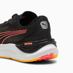 Electrify NITRO™ 3 Men's Running Shoes, PUMA Black-Sun Stream-Sunset Glow, extralarge