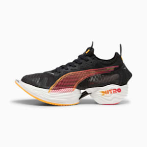 ウィメンズ FAST-R ニトロ エリート 2 FF ランニングシューズ, PUMA Black-Sun Stream-Sunset Glow, extralarge-JPN