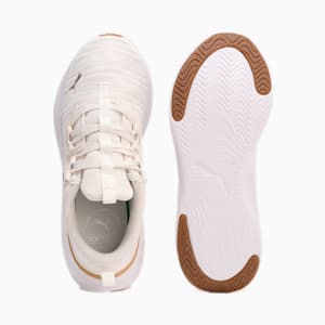 ウィメンズ ソフトライド ハーモニー ランニングシューズ, Warm White-PUMA Gold-PUMA White, extralarge-JPN