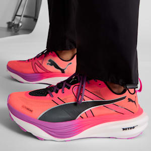 Tenis de running para hombre Elite Trail Deviate NITRO™, Glowing Red-PUMA Black-Pure Magenta, extralarge
