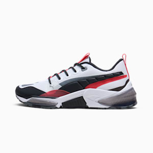 Tenis LQDCELL Optic Evo para hombre, PUMA White-PUMA Black-Active Red, extralarge