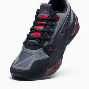 LQDCELL Optic Evo Men's Sneakers, Cool Dark Gray-PUMA Black-For All Time Red, extralarge