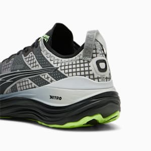 ForeverRun NITRO™ Water-Repellent Men's Running Shoes, PUMA Black-Glacial Gray-Fizzy Apple, extralarge