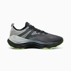 ForeverRun NITRO™ Water-Repellent Men's Running Shoes, PUMA Black-Glacial Gray-Fizzy Apple, extralarge