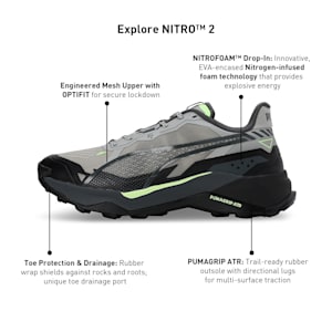 Explore NITRO™ 2 Men's Hiking Shoes, Smokey Gray-PUMA Black, extralarge-IND
