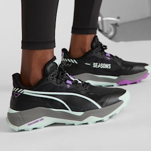 Tenis de senderismo Mujer Explore NITRO 2, PUMA Black-Peaceful Blue-Pure Magenta, extralarge