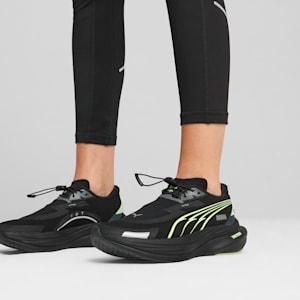 Deviate NITRO™ 3 Winterized Women's Running Shoes, Galactic Gray-PUMA Black-Fizzy Apple, extralarge