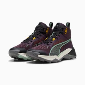 SEASONS Explore NITRO™ 2 Women's Mid Hiking Shoes, Midnight Plum-Green Fog-PUMA Black, extralarge