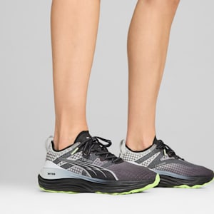 Chaussures de course à pied hydrofuges ForeverRun NITRO™ Femme, PUMA Black-Glacial Gray-Fizzy Apple, extralarge