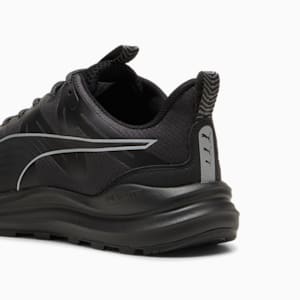 Zapatos para correr unisex Reflect Lite Trail PTX, PUMA Black-PUMA Silver-Cool Dark Gray, extralarge