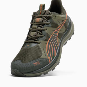 Reflect Lite Trail PTX Running Shoes, Dark Olive-PUMA Olive-Maple Syrup, extralarge