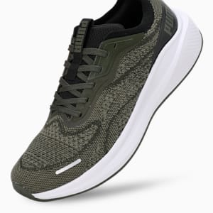 Skyrocket Lite Engineered Unisex Running Shoes, Dark Olive-PUMA Black, extralarge-IND