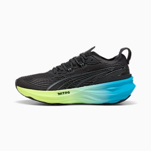 ForeverRun NITRO™ 2 Men's Running Shoes, PUMA Black-Fizzy Light-Speed Blue, extralarge