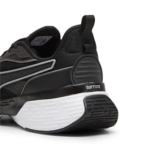 ユニセックス ソフトライド スウェイ チェイス ランニングシューズ, PUMA Black-PUMA White-Flat Dark Gray, extralarge-JPN