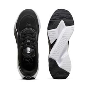 ユニセックス ソフトライド スウェイ チェイス ランニングシューズ, PUMA Black-PUMA White-Flat Dark Gray, extralarge-JPN
