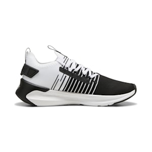 ユニセックス ソフトライド シンメトリー フュージョン ランニングシューズ, PUMA Black-Cool Dark Gray-PUMA White, extralarge-JPN