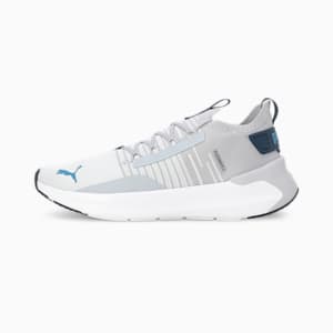 SOFTRIDE Symmetry Fuzion Running Shoes, Gray Fog-Silver Mist-Blue Horizon, extralarge-IND