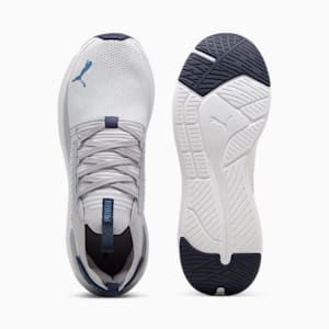 Chaussures de course à pied SOFTRIDE Symmetry Fuzion Homme, Gray Fog-Silver Mist-Blue Horizon, extralarge