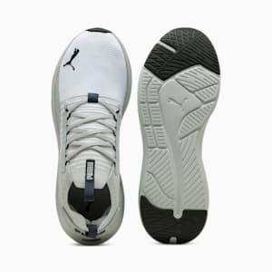 SOFTRIDE Symmetry Fuzion Men's Running Shoes, PUMA White-Cool Light Gray-PUMA Navy, extralarge