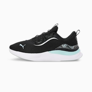 SOFTRIDE Harmony Geode Glow Women's Running Shoes, PUMA Black-Nitro Blue, extralarge-IND