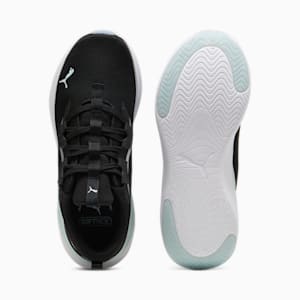 ウィメンズ ソフトライド ハーモニー GEODE グロー ランニングシューズ, PUMA Black-Nitro Blue, extralarge-JPN