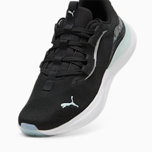 ウィメンズ ソフトライド ハーモニー GEODE グロー ランニングシューズ, PUMA Black-Nitro Blue, extralarge-JPN