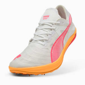 メンズ クロスフォックス ニトロ エリート 陸上用 スパイク, PUMA White-Sun Stream-Sunset Glow, extralarge-JPN