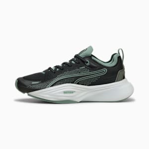 PWR NITRO™ SQD 2 Training Shoes, PUMA Black-Green Moon, extralarge