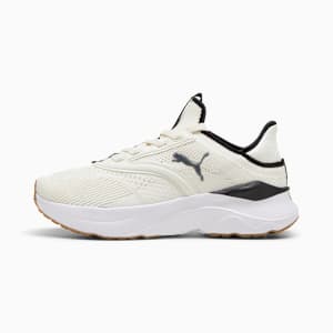 Tenis mujer running Softride Mayve para mujer, Warm White-PUMA Black-Fizzy Apple, extralarge