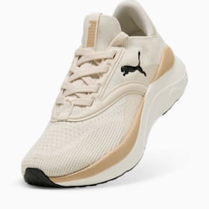 Tenis Mujer SOFTRIDE Mayve, Alpine Snow-Warm White-PUMA Black, extralarge