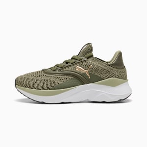 Softride Mayve Women's Road Running Shoes, Loden Green-Lux Army-PUMA Gold, extralarge