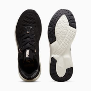 Tenis de running para mujer SOFTRIDE Mayve Leopard, PUMA Black-Warm White-PUMA Gold, extralarge