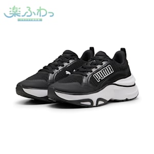 ウィメンズ ソフトライド ディヴァイン ランニングシューズ, PUMA Black-PUMA White, extralarge-JPN