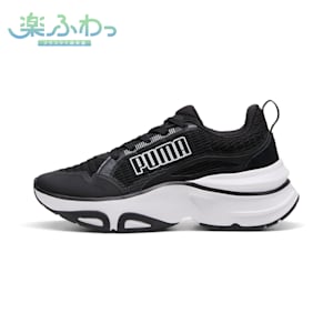 ウィメンズ ソフトライド ディヴァイン ランニングシューズ, PUMA Black-PUMA White, extralarge-JPN