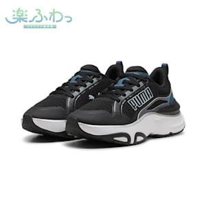 ウィメンズ ソフトライド ディヴァイン メタル ランニングシューズ, PUMA Black-Gray Skies-Frosted Dew, extralarge-JPN