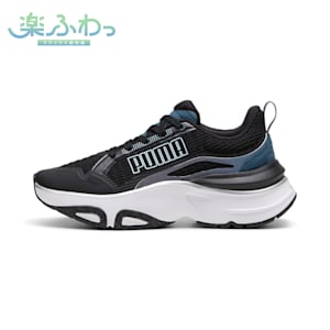 ウィメンズ ソフトライド ディヴァイン メタル ランニングシューズ, PUMA Black-Gray Skies-Frosted Dew, extralarge-JPN